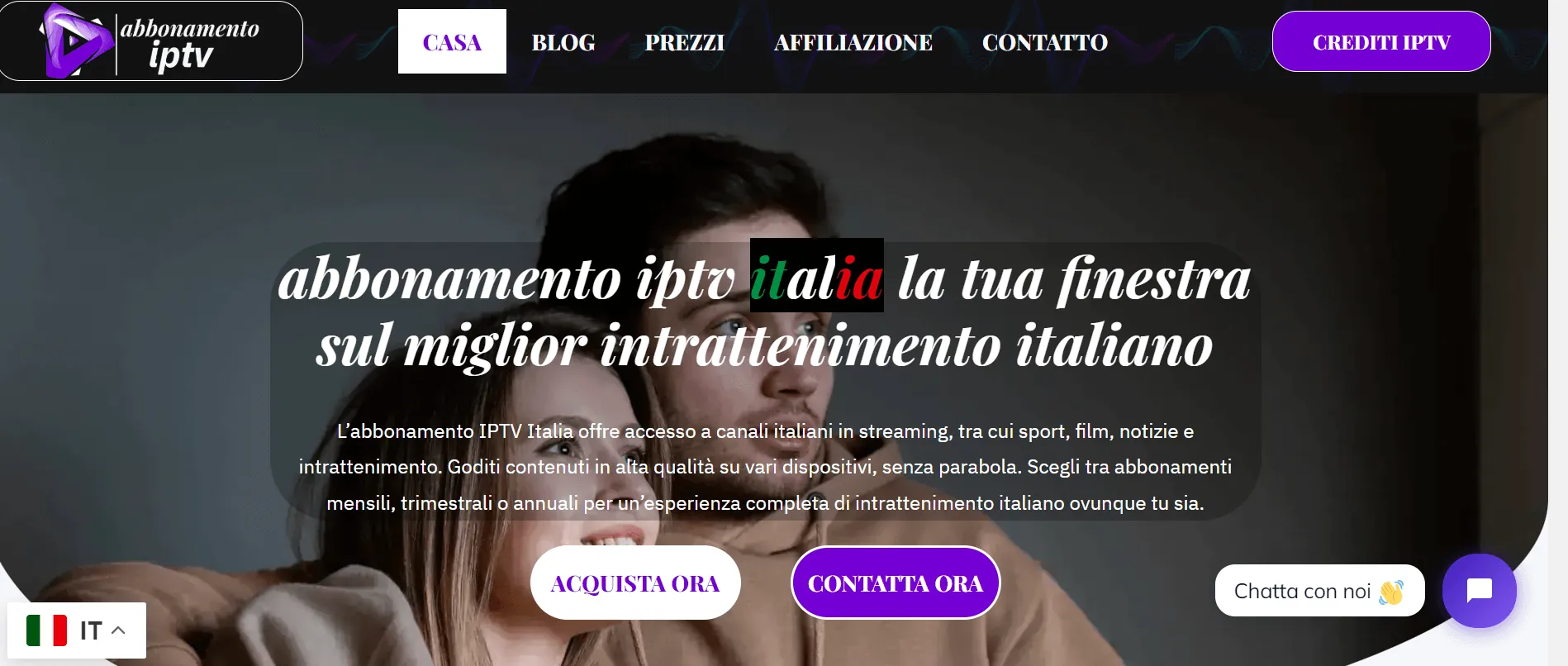 brave screenshot abbonamentoiptv.com 1