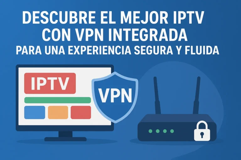 Descubre el mejor IPTV con VPN integrada para una experiencia segura y fluida. Disfruta de privacidad, canales en HD y deportes en vivo sin límites.